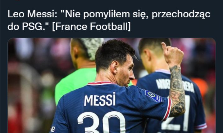 Transfer do PSG pomyłką? LEO MESSI ODPOWIADA!